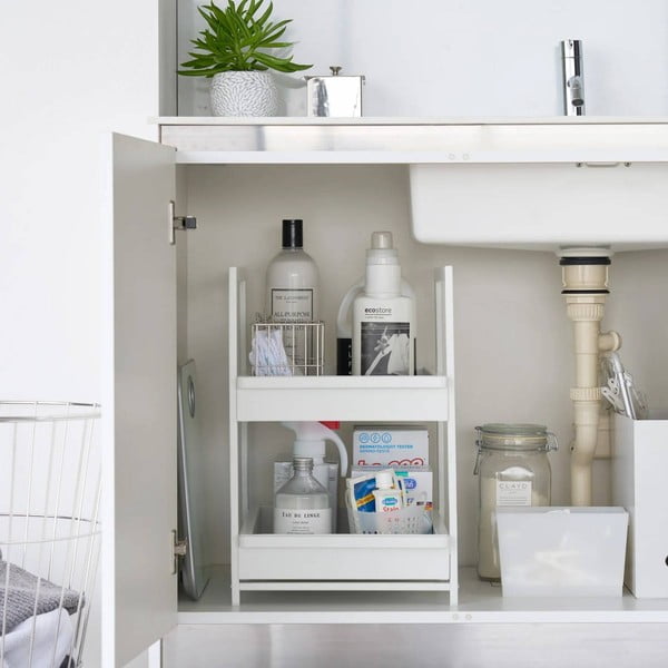 Valge metallist lisariiul 30x42 cm Tower - YAMAZAKI-image-4