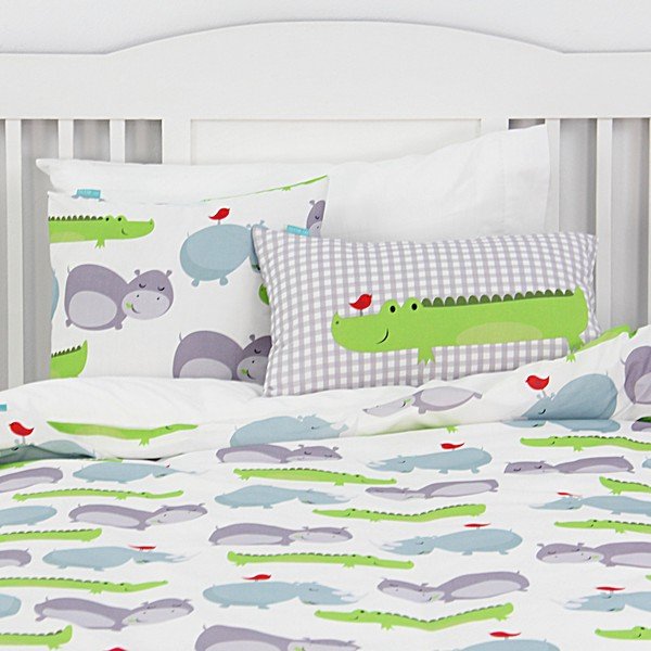 Laste puuvillane padi ja padi , 140 x 200 cm Hippo - Mr. Fox-image-3