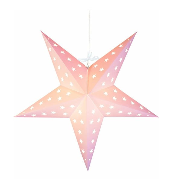 Závěsná svítící hvězda Star Beige, 43 cm