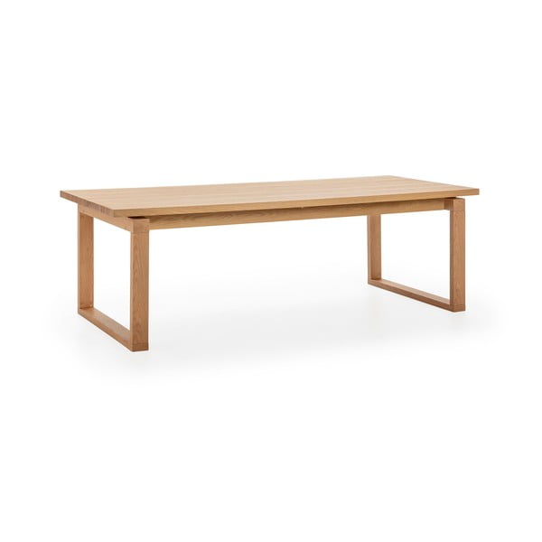 Tammespoonist pinnaga söögilaud 100x220 cm Rina - Marckeric