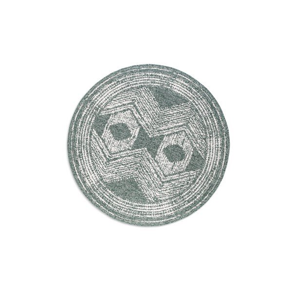 Kreem-roheline ümmargune õuevaip ø 140 cm Gemini - Elle Decoration-image-2