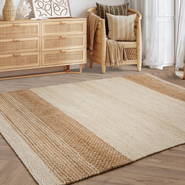 Beež kahepoolne džuudist vaip 120x170 cm Cedar - Asiatic Carpets-image-1