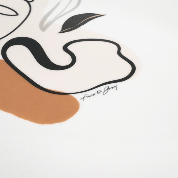 Keraamiline serveerimistaldrik , 38 x 27,5 cm Face to Grey - VDE Tivoli 1996-image-2