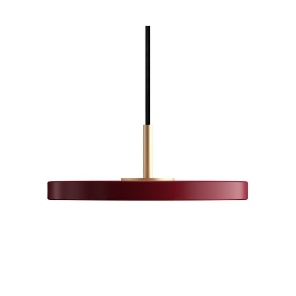 Punane LED rippvalgusti metallist lambivarjuga ø 15 cm Asteria Micro - UMAGE-image-4