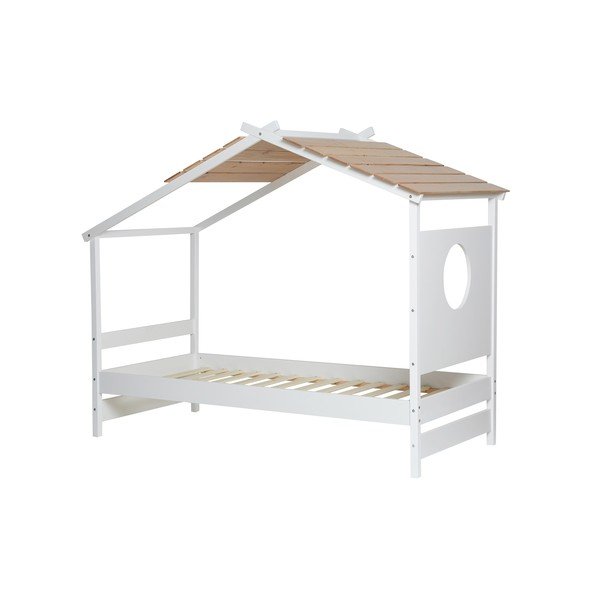 Valge lastevoodi , 90 x 190 cm Nayah - Marckeric-image-3