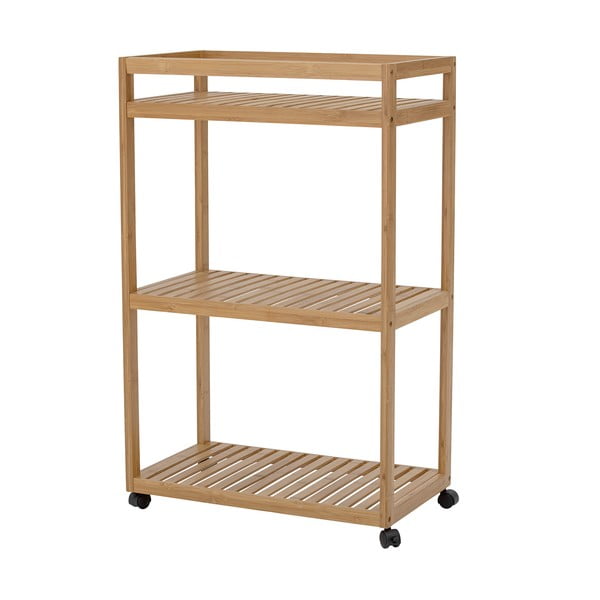 Bambusest mobiilne riiul 55x85 cm Aden - Bloomingville-image-1