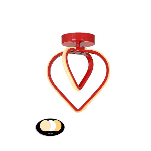 Punane metallist LED laevalgusti Sevinc - Squid Lighting-image-2