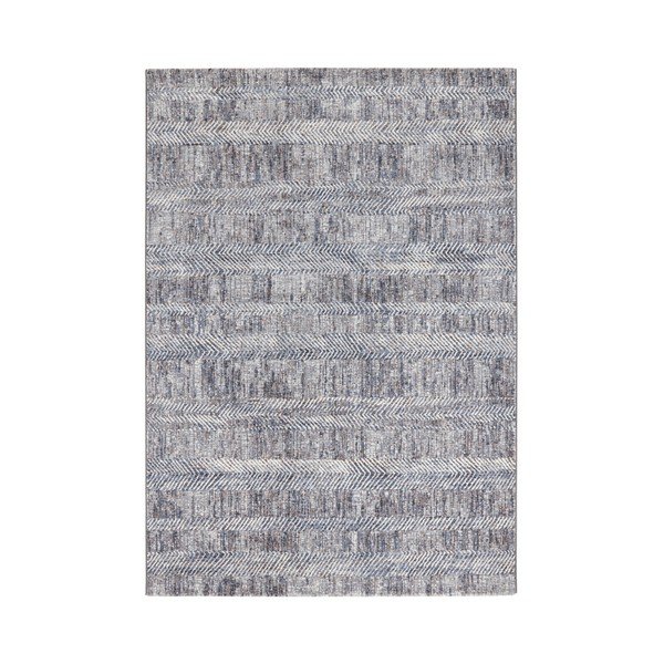 Modro-šedý koberec Elle Decoration Arty Gonesse, 120 x 170 cm