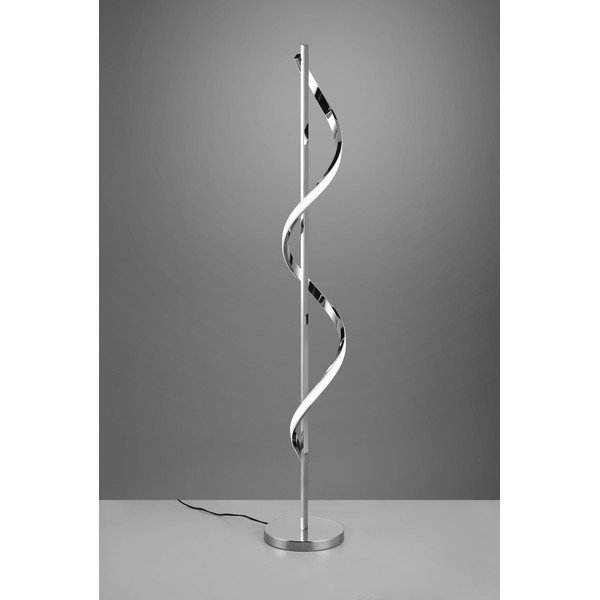 LED-põrandavalgusti läikiv hõbedane (kõrgus 120 cm) Isabel - Reality-image-2