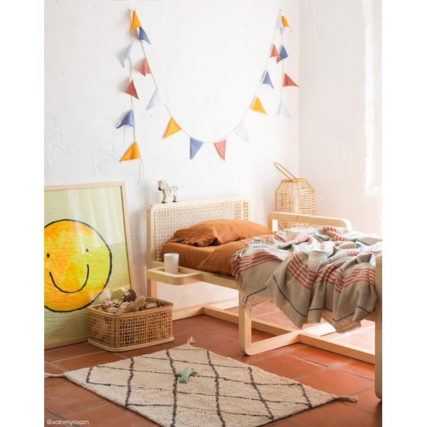 Kreem pestav käsitsi kootud puuvillane vaip 70x100 cm Mini Bereber - Lorena Canals-image-1