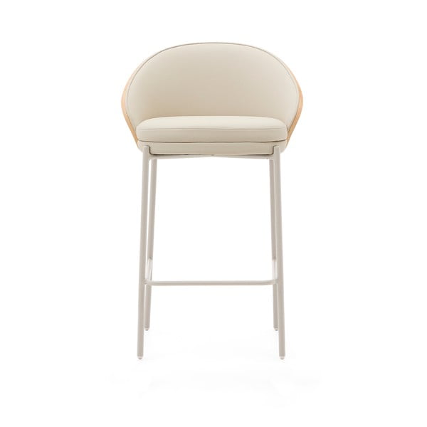 Beež baaritool (istme kõrgus 65 cm) Eamy - Kave Home-image-4