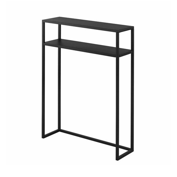 Must metallist konsoollaud 18x60 cm Tower - YAMAZAKI