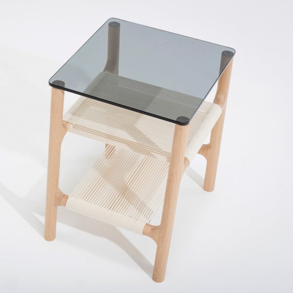 Kokkupandav laud, mis on valmistatud täispuidust tammepuust Fawn - Gazzda-image-1