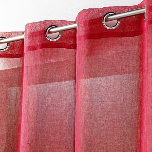 Punane kardin 140x280 cm Telma - douceur d'intérieur-image-1