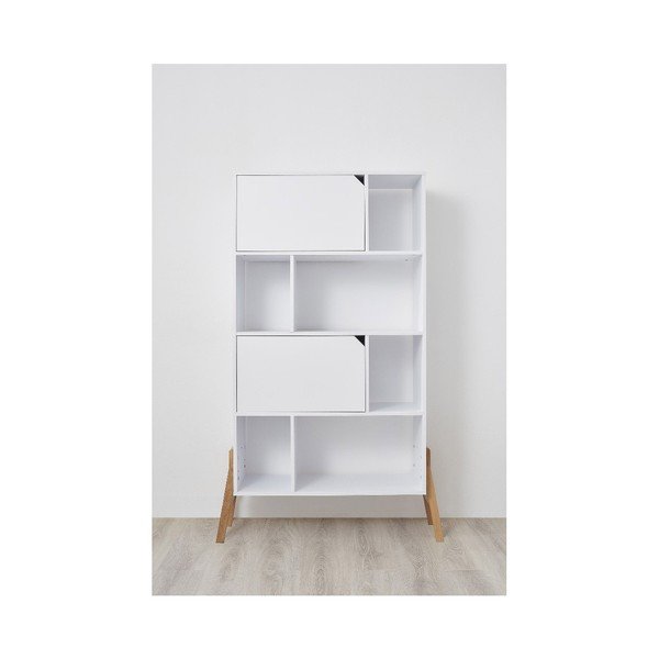 Valge tammepuust raamaturiiul Lotta - BELLAMY-image-4