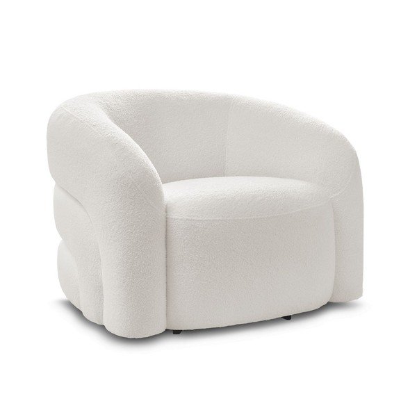 Valge pöördtool buklé kangast Elina - Bobochic Paris-image-3