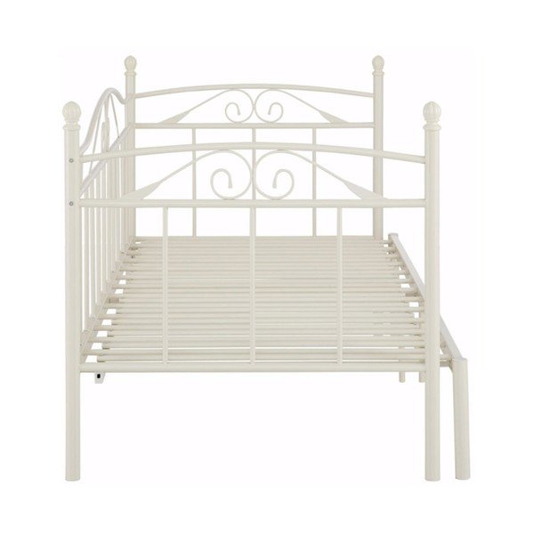 Valge diivanvoodi, 90 x 200 cm Bibi - Støraa-image-2