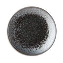 Must ja hall keraamiline taldrik Pearl, ø 25 cm Black Pearl - MIJ