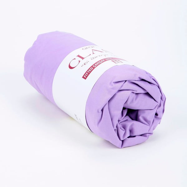 Elastické prostěradlo 100x200 cm, lilac