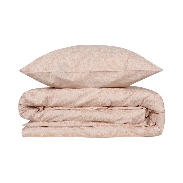 Kreemjas puuvillane voodipesu üheinimesevoodile, 140 x 200 cm. Cream - Mijolnir