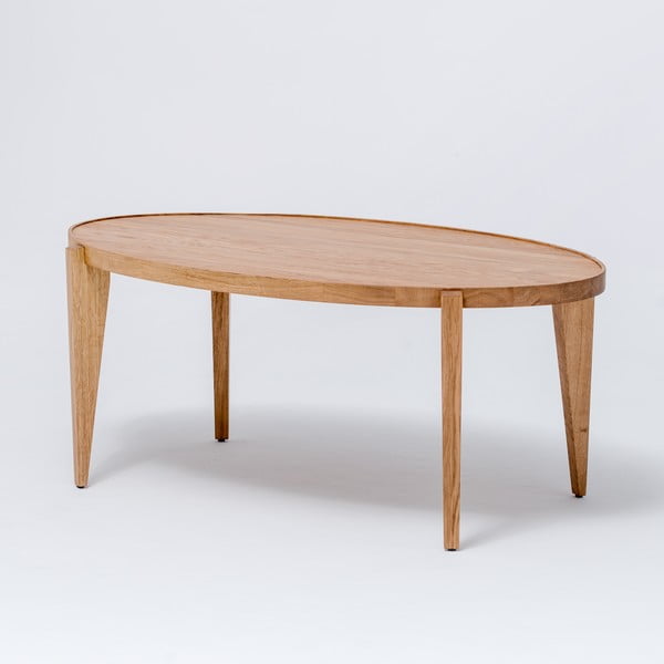 Dubový kávový stolek Bontri, 120x38 cm