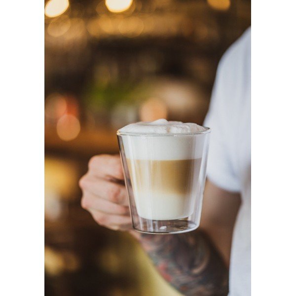 Topelt klaasiga tassid, 2 tk komplektis Bobby, 400 ml - Vialli Design-image-1