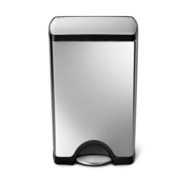 Roostevabast terasest pedaaliga prügikast 38 l - simplehuman