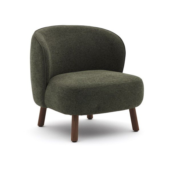 Khaki värvi šenill-tugitool Ulit - Kave Home