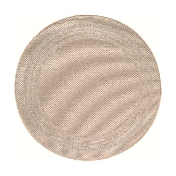 Beež ümmargune sise- ja õuevaip ø 80 cm Desert 1304 - Ayyildiz Carpets