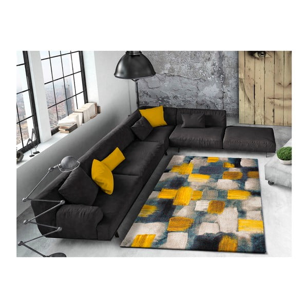 Sinine ja kollane vaip Lienzo, 120 x 170 cm - Universal-image-1