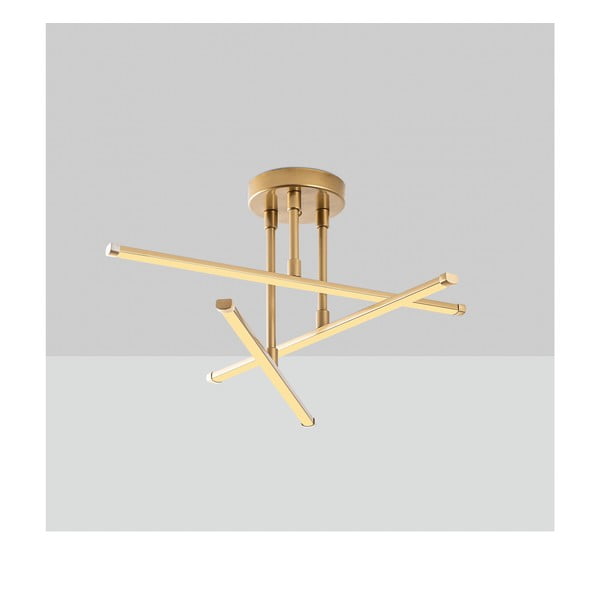 Kuldne LED laevalgusti 26x51 cm Ledflower - Opviq lights-image-2