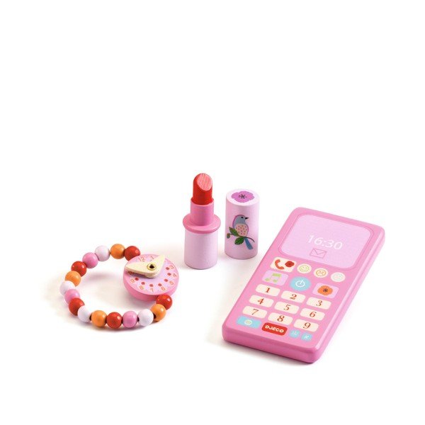 Laste käekott koos aksessuaaridega Lilled - Djeco-image-1