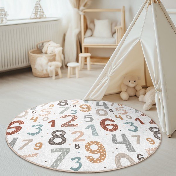Pestav laste mänguvaip ø150 cm Happy Numbers - Mila Home-image-2
