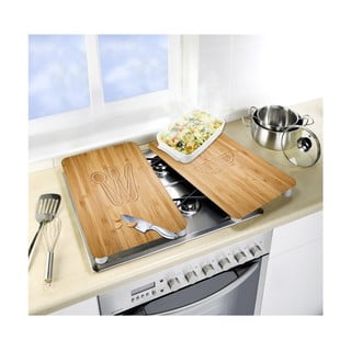 Klaasist pliidikatte komplekt 2 tk, 52 x 30 cm Lunch - Wenko