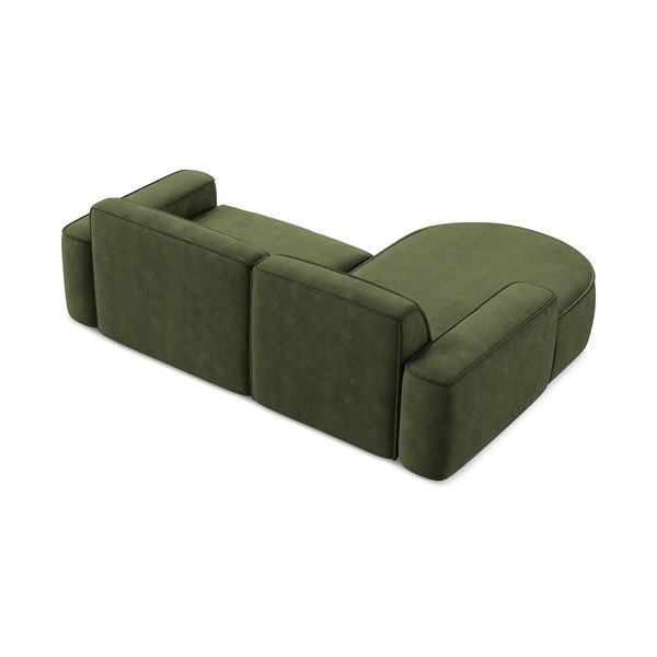 Roheline šenillist nurgadiivan (vasak nurk) Omao - Makamii-image-3