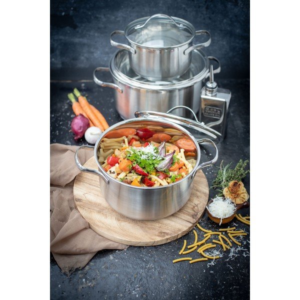 Roostevabast terasest pottide komplekt 9tk Horizon - ELO-image-2