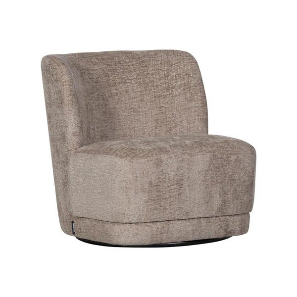 Helepruun sametist tugitool Atty - WOOOD