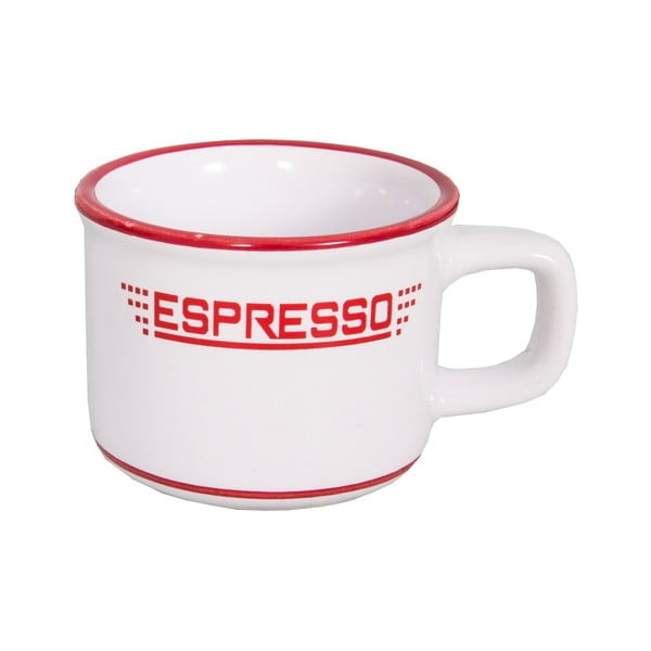 Valge keraamiline espressotass 100 ml - Antic Line