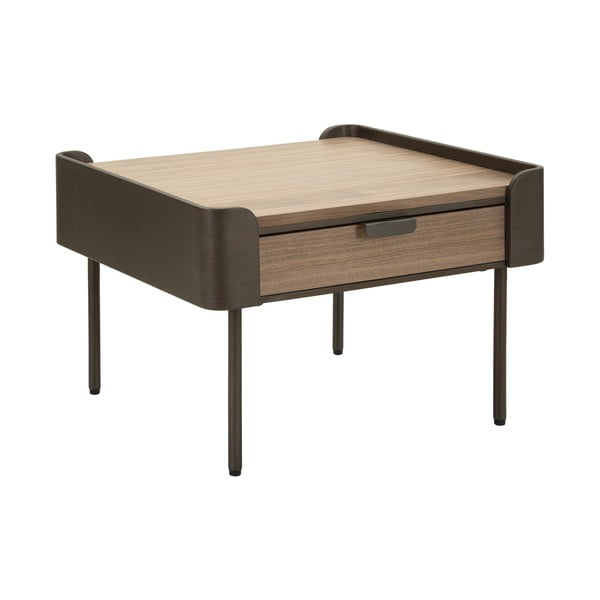 Pruun kuusepuidust diivanilaud 60x60 cm Toronto - Mauro Ferretti-image-2