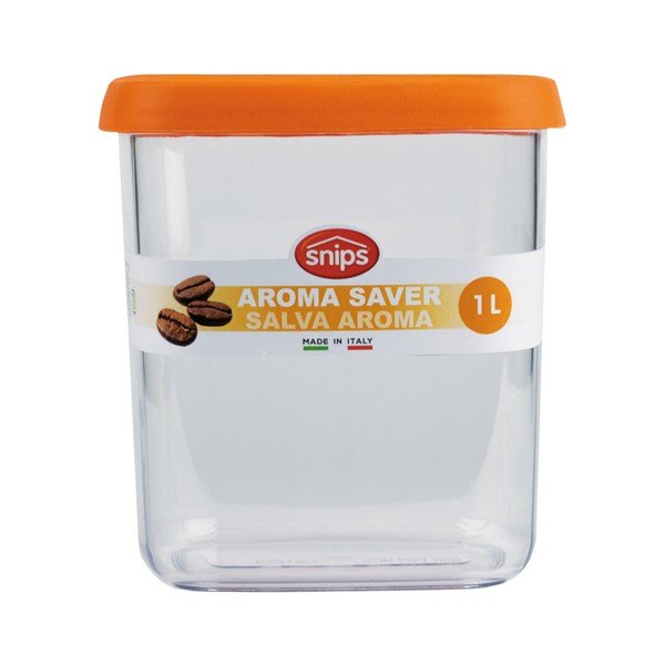Oranžová dóza na potraviny Snips, 1 l-image-1
