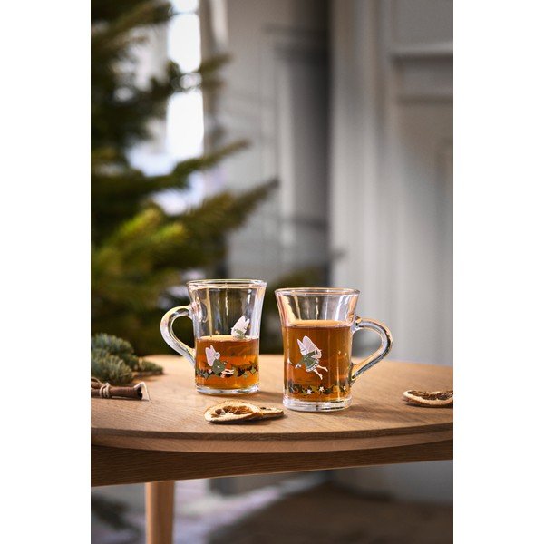 Klaasist kruusid jõulumotiiviga 2 tk komplektis 230 ml Christmas - Holmegaard-image-1