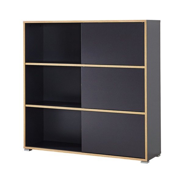 Must raamaturiiul tammepuust 120x119 cm - Germania-image-3