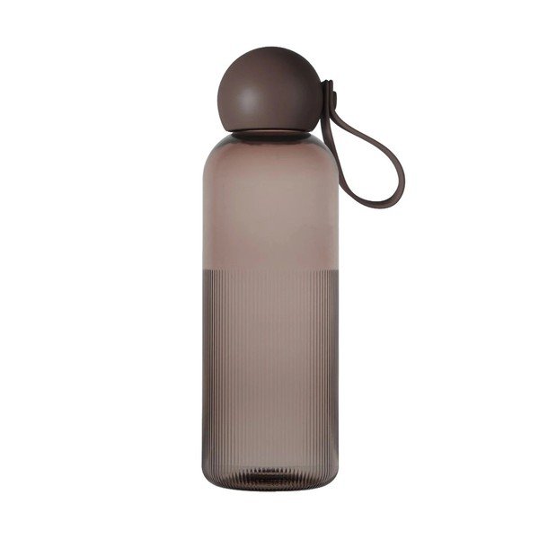 Pruun reisipudel taaskasutatud plastist 650 ml Tom - Sagaform