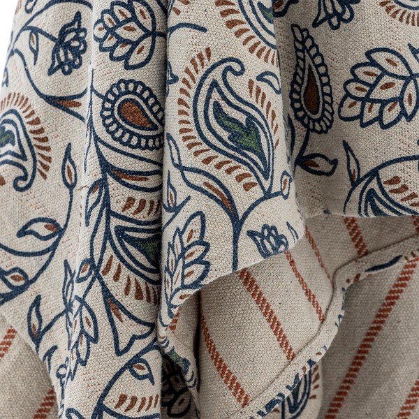 Puuvillasegu tekk 130x160 cm Paisley - Bloomingville-image-3