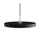 Must LED dimmerdatav rippvalgusti metallist lambivarjuga ø 43 cm Asteria Plus Medium - UMAGE