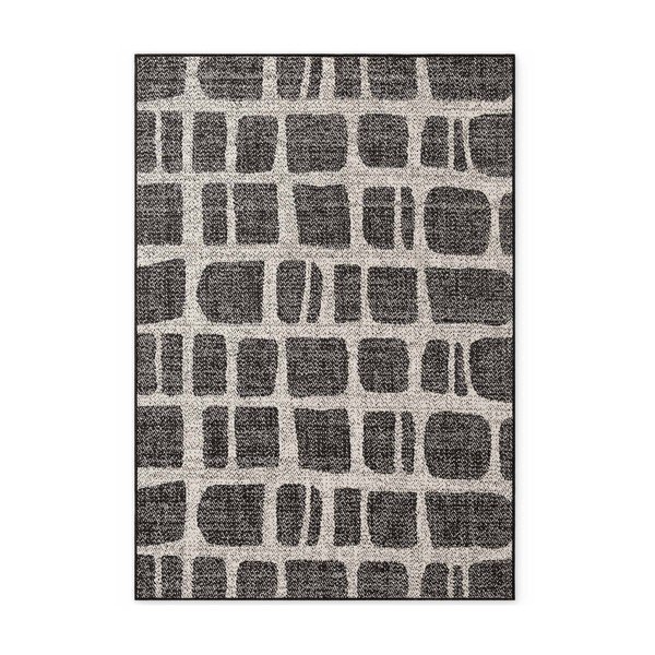 Must/kreemikas sise- ja õuevaip 120x170 cm Haringey Ruskin - Ted Baker