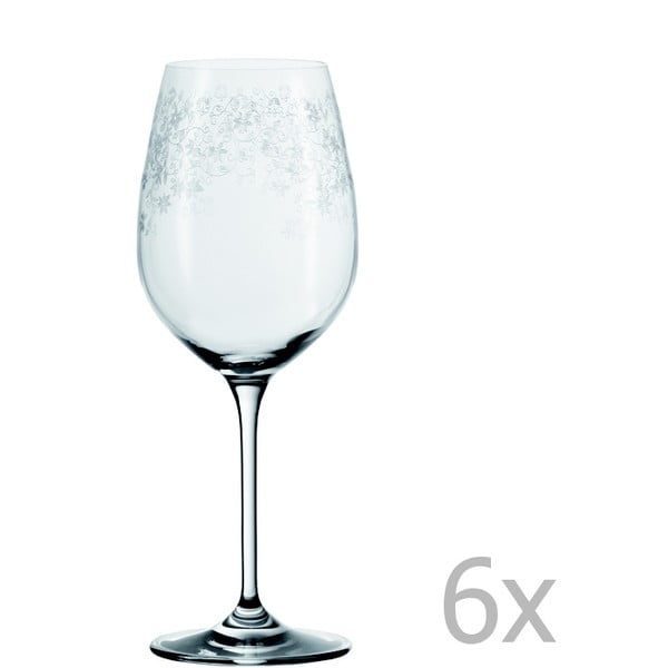 Sada 6 sklenic na bílé víno LEONARDO Chateau, 410 ml