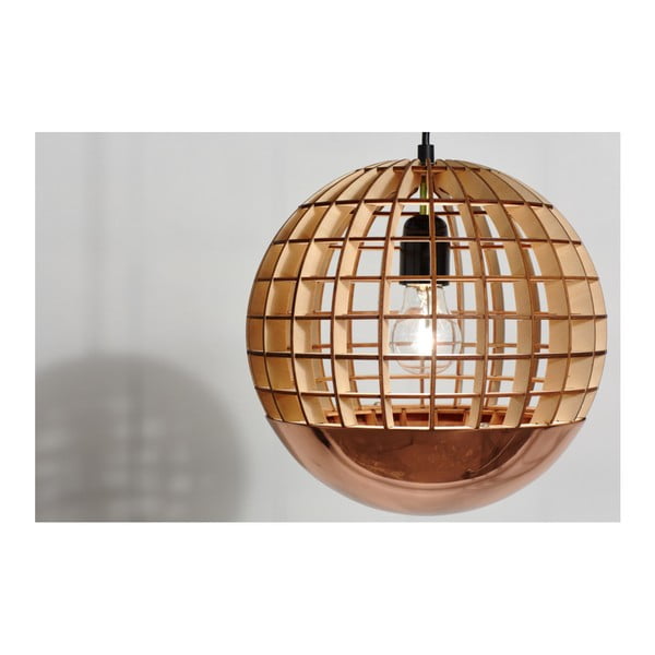 Závěsné světlo Massow Design Globe Copper