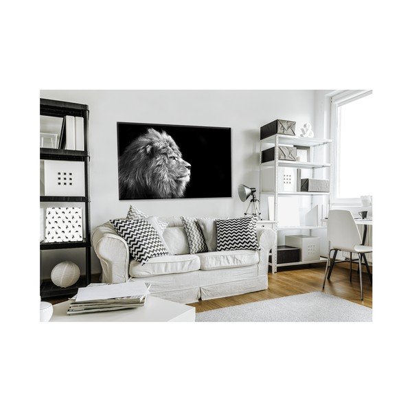 Obraz Styler Glasspik Canvas Animals Lion, 70 x 100 cm-image-1