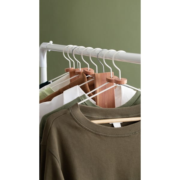 6 seeder puidust rõnga komplekt garderoobi jaoks Cedar - Compactor-image-1